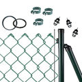 Komplettset PROFI 150 cm Maschendrahtzaun Bausatz 1,5 Gartenzaun Gitterzaun
