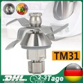 Mixmesser Passend wie Vorwerk Thermomix TM31 Ersatzmesser für Küchenmaschine DHL