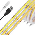 5V/12V COB Warmweiß Kaltweiß Neutralweiß LED Streifen Strip keine Lichtpunkte