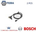 0 986 594 009 ABS SENSOR DREHZAHLFÜHLER HINTEN BOSCH 2PCS NEU OE QUALITÄT