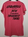 Dsquared 2, T Shirt, Gr. XL, Favorite Twins, Koralle, Baumwolle