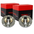 2X METZGER RADNABE VORNE BEIDSEITIG PASSEND FÜR OPEL ASCONA ASTRA CORSA KADETT