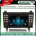 8-Kern Android 14 GPS Autoradio Navi 4G Für Mercedes-Benz SLK Klasse R171 SLK200