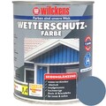 Wilckens Wetterschutzfarbe seidenglänzend, Taubenblau (RAL 5014), 750 ml