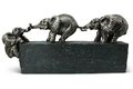 Skulptur “Familienbande” - Deko Elefant - Figur Elefanten Dekoration Deco Statue