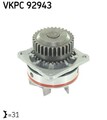 SKF Wasserpumpe VKPC 92943 für INFINITI  passend für NISSAN RENAULT