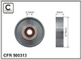 CAFFARO 500313 Umlenkrolle Keilrippenriemen 78mm für HYUNDAI i30 (FD)
