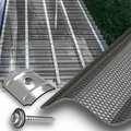 Welldach Polycarbonat Wellplatten 2,8 mm Graphit Wabe  GARANTIERT HAGELSICHER