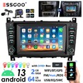 DAB+64G Android 13 Für Mercedes C-Klasse W203 CLC Autoradio GPS NAVI BT Carplay