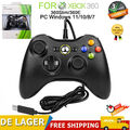 Für Microsoft Xbox 360 Game Controller Gamepad PC Windows USB Wired Neu