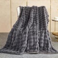 Kuscheldecke Kaninchen Plüsch Decke Super Soft Wohndecke Dick 1000 G/M² Flane...