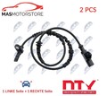 ABS SENSOR DREHZAHLFÜHLER PAAR HINTEN NTY HCA-FT-022 2PCS V NEU OE QUALITÄT