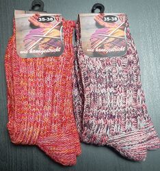2 Paar Calze Damen Socken schadstoffgeprüft Oeko-Tex® Standard 100 Stricksocken