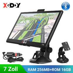2024 7 Zoll Navigationsgerät GPS Navi TypeC Bluetooth und Sprachführung MIT16GB
