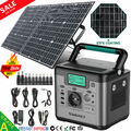 518Wh Tragbar Power Station Solargenerator mit 100W Faltbar Solarpanel Ladegerät