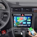 6+128G Android 14 Carplay Für Audi A6 S6 RS6 C5 1997-2004 Autoradio GPS SWC DAB+