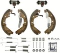 TRW 4x Bremsbacken Bremsbackensatz für Trommelbremse Brake Kit Hinten BK1509