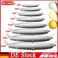 LED Panel Einbaustrahler Einbau-Spots Bad ultra-flach 230V Einbau-Leuchten Lampe