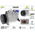 Kompressor Klimaanlage Valeo 690209 Valeo Core-flex für Audi Seat Skoda VW Cupra