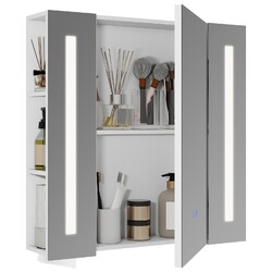 LED Spiegelschrank Badezimmerspiegel Badschrank mit Beleuchtung Antibeschlag DE