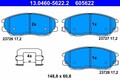 ATE Bremsbelagsatz, Scheibenbremse 13.0460-5622.2 für HYUNDAI SSANGYONG