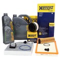 HENGST Filterset + 7L ORIGINAL 5W30 MB 229.52 für MERCEDES W205 W206 W213 OM654