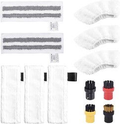 für Kärcher Easyfix SC2 SC3 SC4 SC5 Mikrofaser-Tuchset Dampfreiniger Zubehör