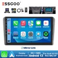 9" Carplay Android 13 2+64G DAB+ Autoradio GPS NAV KAM Für Audi A3 8P 03-2013 S3