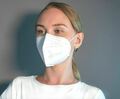 FFP2 CE2163 Maske Schutzmaske Atem Einweg Mundschutz ohne Ventil 1 10 o 20 Stück