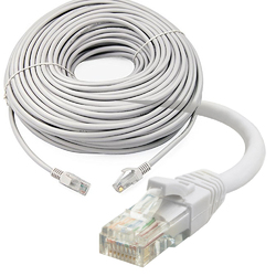 Ethernet Kabel RJ45 Cat5e Netzwerk LAN Patch Lead Internet weiß 1 m bis 50 m Posten