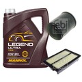 FEBI BILSTEIN Inspektionspaket 5L MANNOL Legend Ultra 0W-20 für Honda CR-V IV