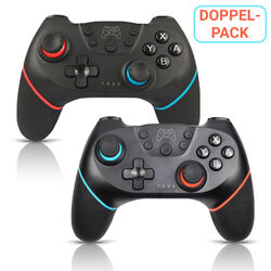 Zwei / 2x Wireless Pro Controller GamePad + Kabel 🎮🎮✅ für Nintendo Switch