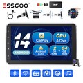 10" 1 DIN Android 14 Autoradio DAB+ Carplay GPS Cam Drehbarer Bildschirm 2+64GB