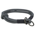 Trixie Soft Rope Zug-Stopp-Halsband schwarz/grau für Hunde, diverse Größen, NEU