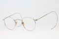 Panto Art déco Runde 40-25 NICKEL-BRILLE Vintage Eyeglasses Gespinstbügel Small