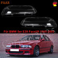 Paar Scheinwerferglas Linsen Gehäuse Streuscheibe Für 1996-2003 BMW E39 Facelift