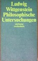 Philosophische Untersuchungen. Ludwig Wittgenstein Wittgenstein, Ludwig::