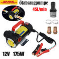 12V Ölabsaugpumpe Dieselpumpe Ölpumpe Kraftstoffpumpe Ölwechsel elektrisch