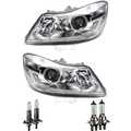 Halogen Scheinwerfer Set für Skoda OCTAVIA (1Z) Bj. 01/09- H1/H7 mit Motor
