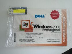 Microsoft Windows 2000 Professional SP3 inkl. Lizenz Key CoA