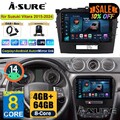 DAB+ 8-Core Android 14 Autoradio Carplay Kam Navi für Suzuki Vitara LY 2015-2024