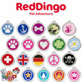 Red Dingo Hundemarke mit Gravur (Name, Anschrift, Telefonnummer) personalisiert