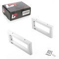 2x Wandkonsole Regalhalterung Aufsatz Waschbecken weiß 30 cm Wandmontage