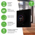Smart Thermostat Digital schwarz WiFi Raumthermostat Temperaturregler B-Ware
