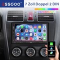 2 DIN Autoradio Kabellos Apple Carplay Android Auto AM FM RDS Bluetooth USB SWC