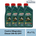 Castrol Magnatec Diesel 5W-40 DPF VW 505 00 dexos 2 Ford Fiat MB 4L Motoröl