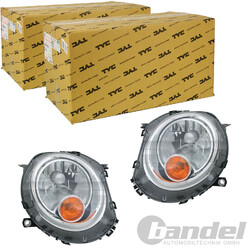 2x TYC H4 SCHEINWERFER LI+RE MIT LWR passend für MINI ONE COOPER R55 R56 R57