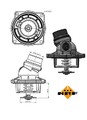 NRF 725002 THERMOSTAT, KÜHLMITTEL FÜR BMW LAND ROVER