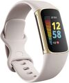 Fitbit Charge 5 Aktivitäts-Tracker Lunar White "gebraucht"
