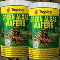 (16,02€/L) Tropical Green Algae Wafers 2x 1L (1000ml) Wels Futtertabletten